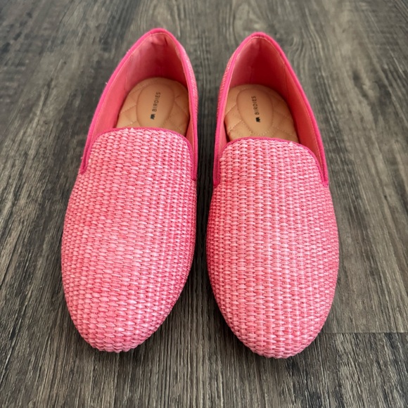 Birdies The Starling Flats in Lipstick Raffia Size 10 - Picture 3 of 13